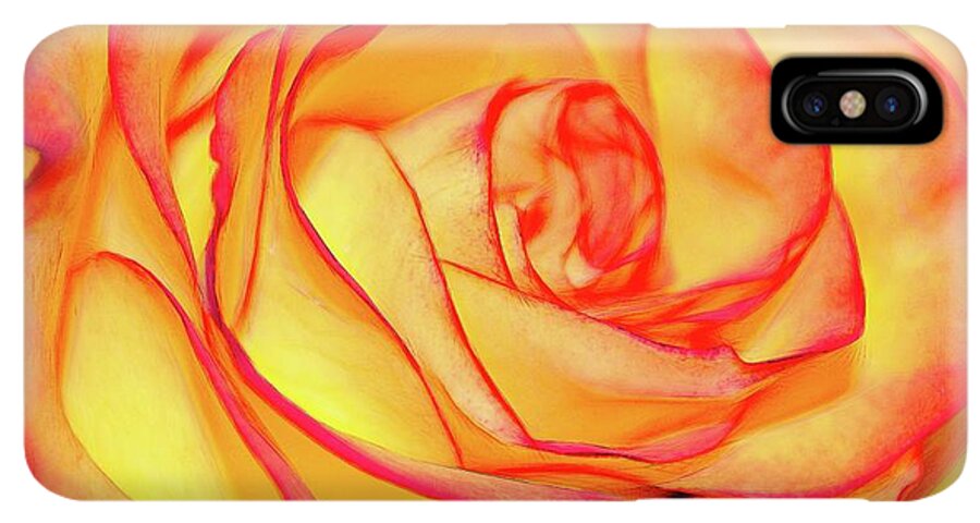 Bright Orange Rose - Phone Case
