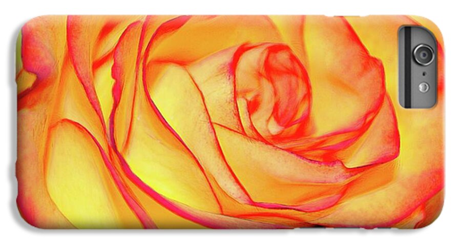 Bright Orange Rose - Phone Case