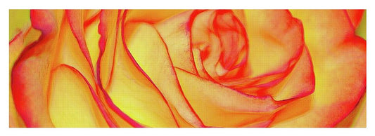 Bright Orange Rose - Yoga Mat