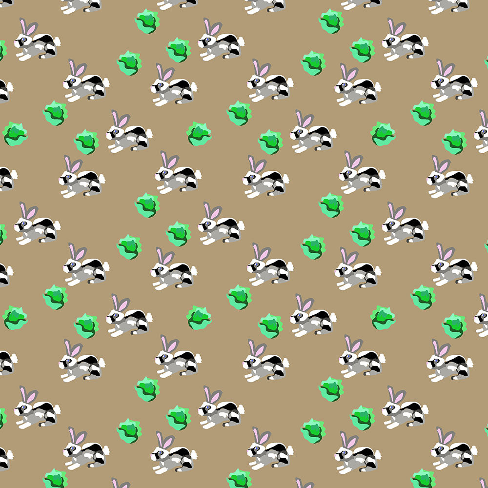 Bunnies Pattern Digital Image Download