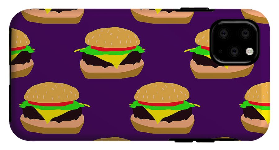 Burger Pattern - Phone Case