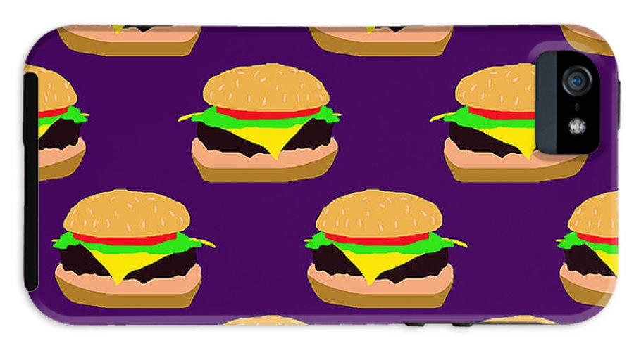 Burger Pattern - Phone Case