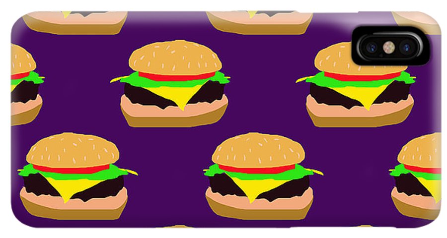 Burger Pattern - Phone Case