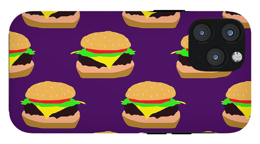 Burger Pattern - Phone Case