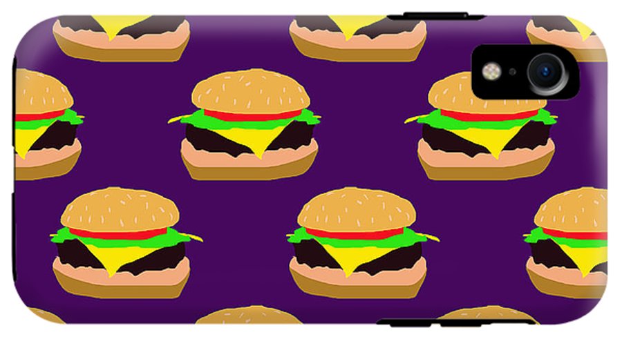 Burger Pattern - Phone Case
