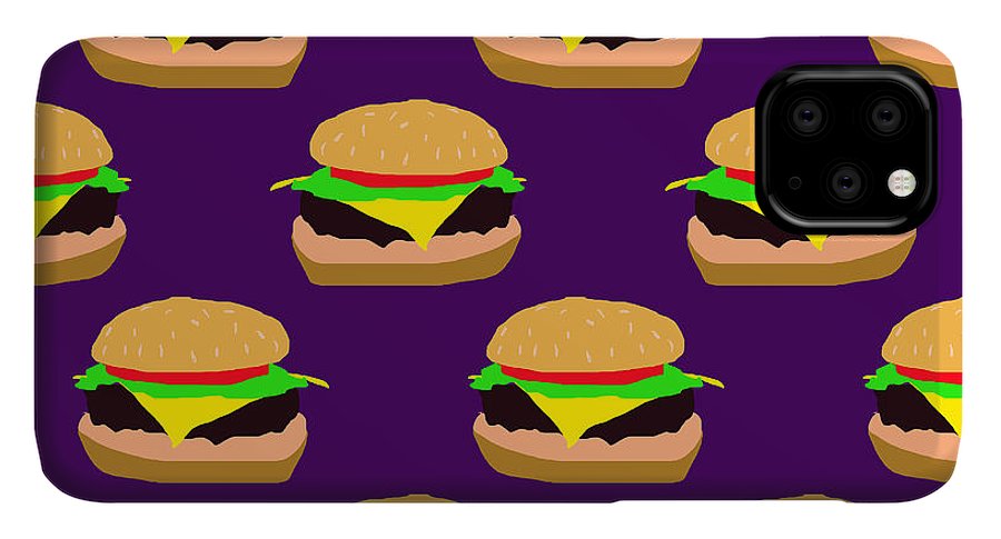 Burger Pattern - Phone Case
