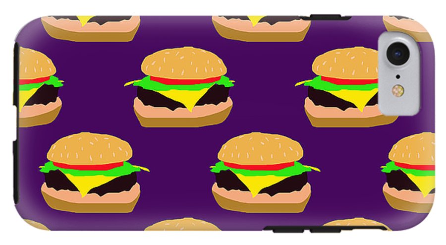 Burger Pattern - Phone Case