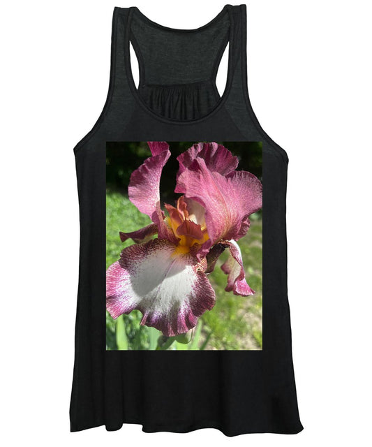 Burgundy iris - Women's Tank Top