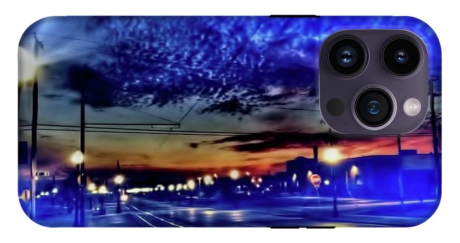 Bus Stop Sunrise - Phone Case