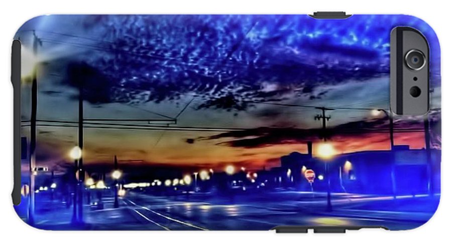 Bus Stop Sunrise - Phone Case