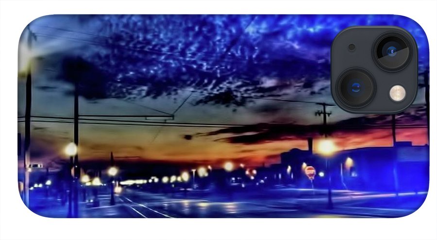 Bus Stop Sunrise - Phone Case
