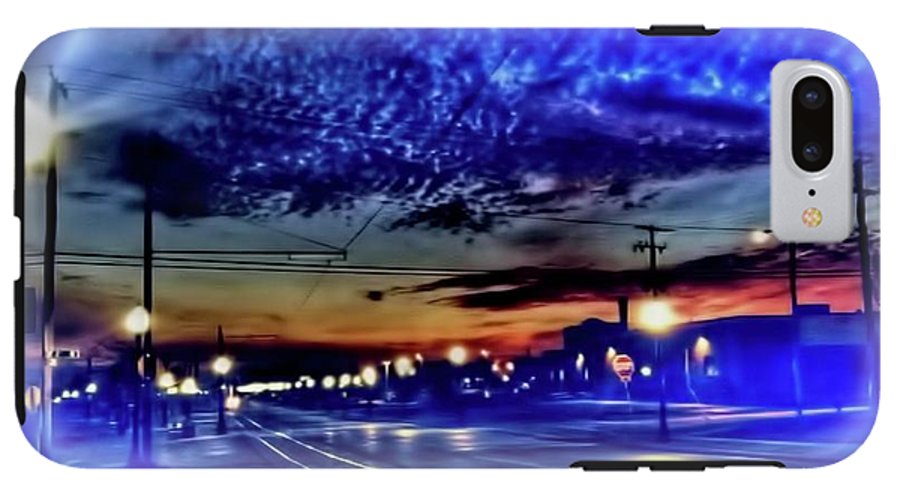 Bus Stop Sunrise - Phone Case