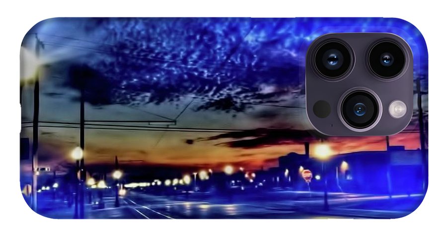 Bus Stop Sunrise - Phone Case