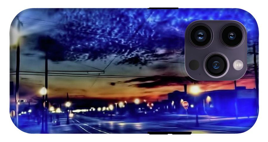 Bus Stop Sunrise - Phone Case
