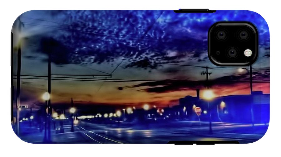 Bus Stop Sunrise - Phone Case