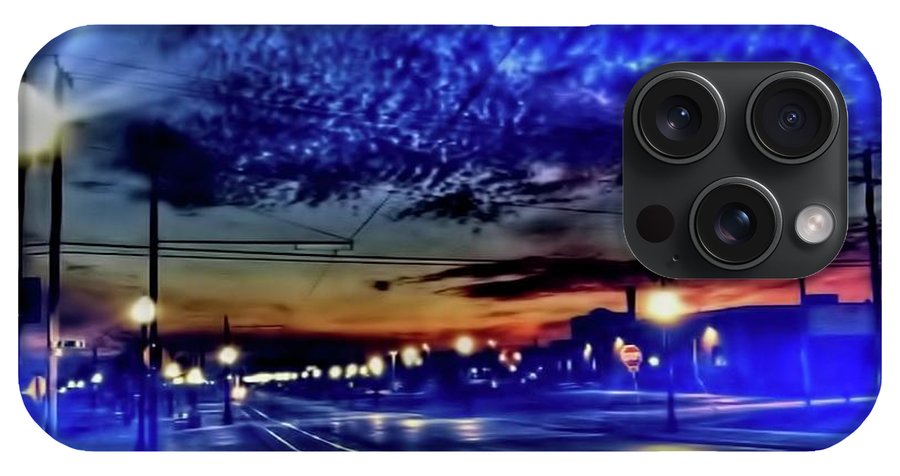 Bus Stop Sunrise - Phone Case