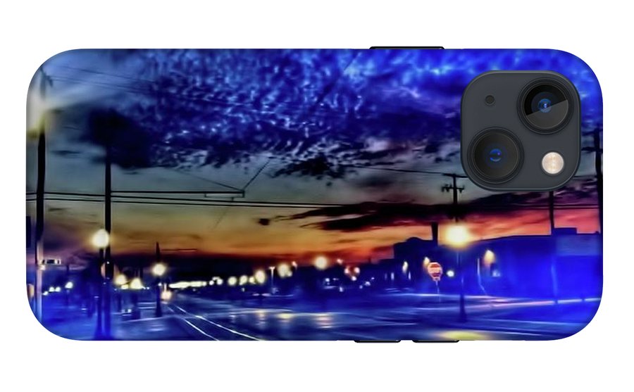 Bus Stop Sunrise - Phone Case