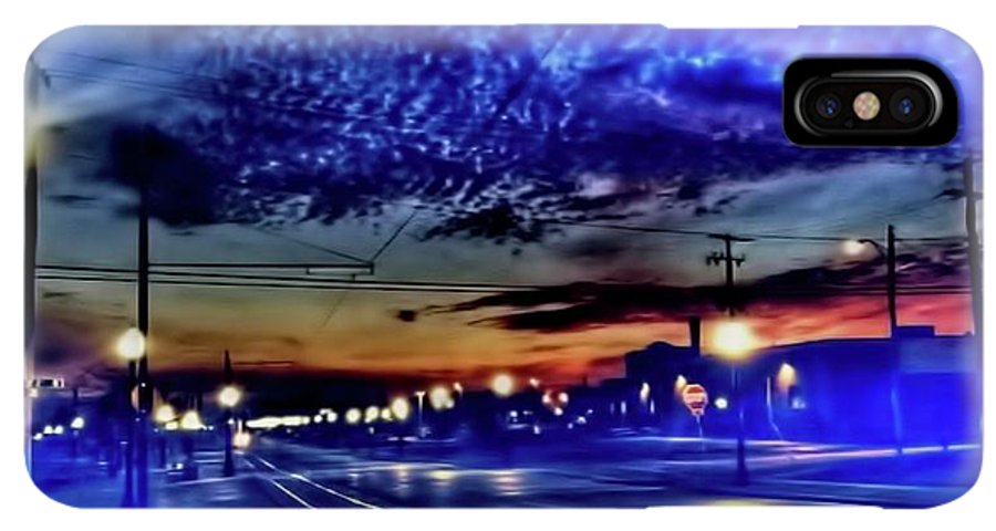 Bus Stop Sunrise - Phone Case