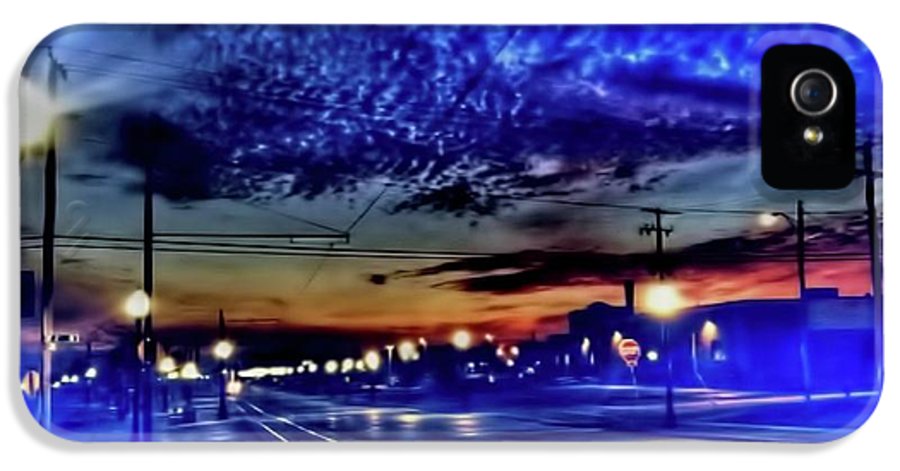 Bus Stop Sunrise - Phone Case