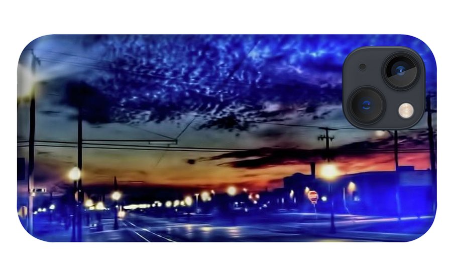 Bus Stop Sunrise - Phone Case