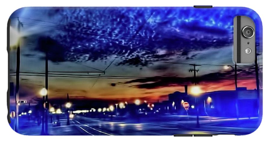 Bus Stop Sunrise - Phone Case