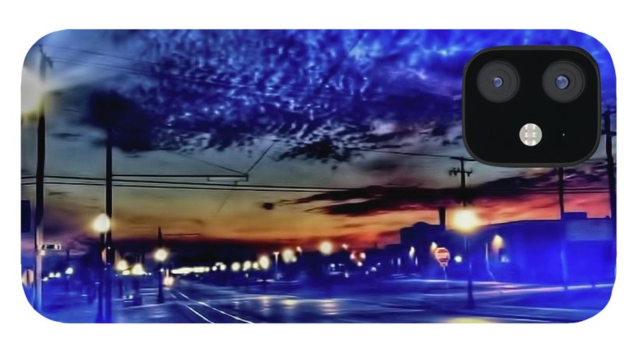 Bus Stop Sunrise - Phone Case