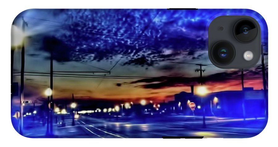 Bus Stop Sunrise - Phone Case