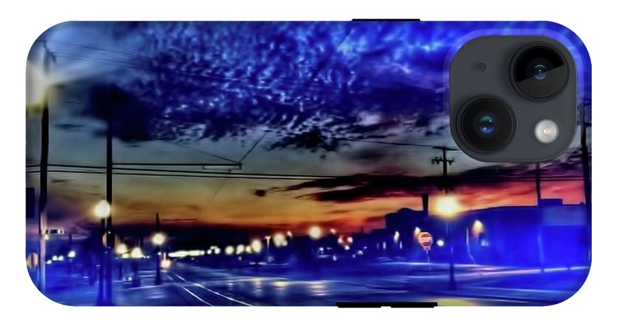 Bus Stop Sunrise - Phone Case