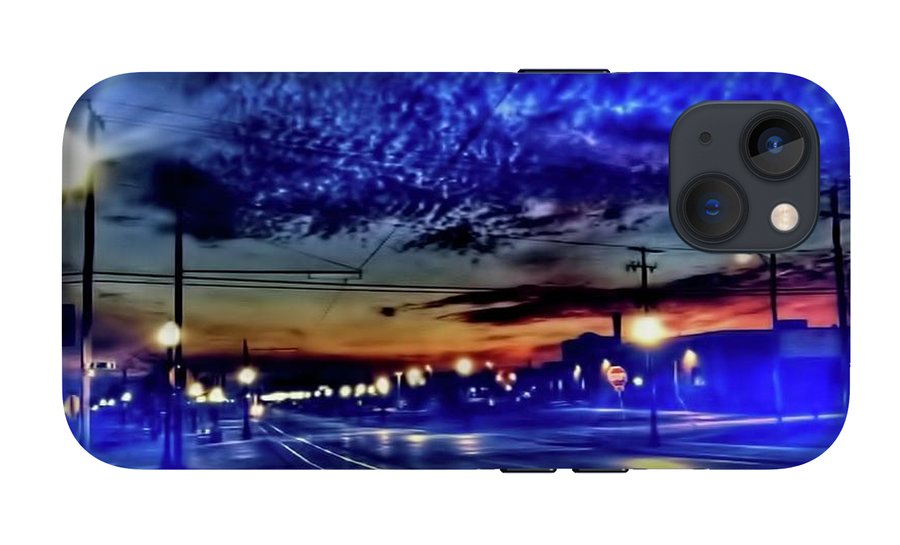 Bus Stop Sunrise - Phone Case