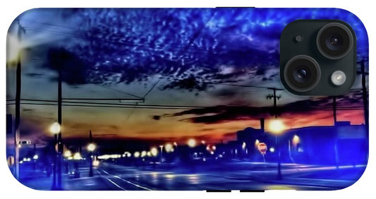 Bus Stop Sunrise - Phone Case