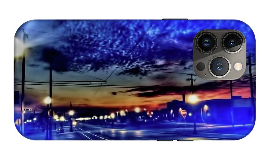 Bus Stop Sunrise - Phone Case