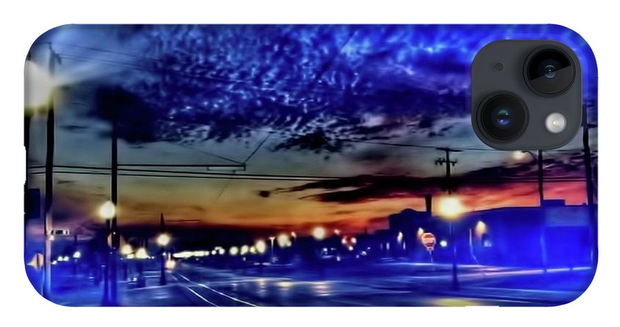 Bus Stop Sunrise - Phone Case