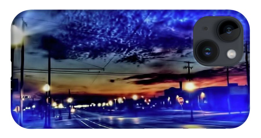 Bus Stop Sunrise - Phone Case