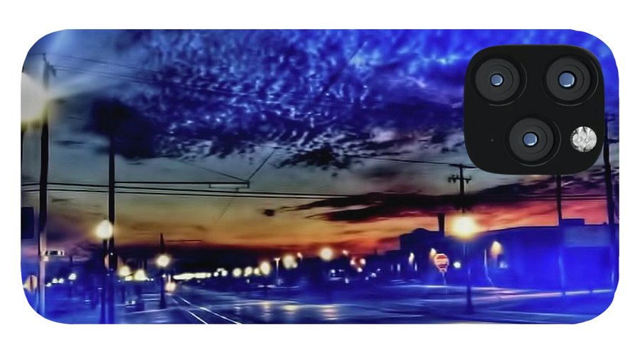 Bus Stop Sunrise - Phone Case