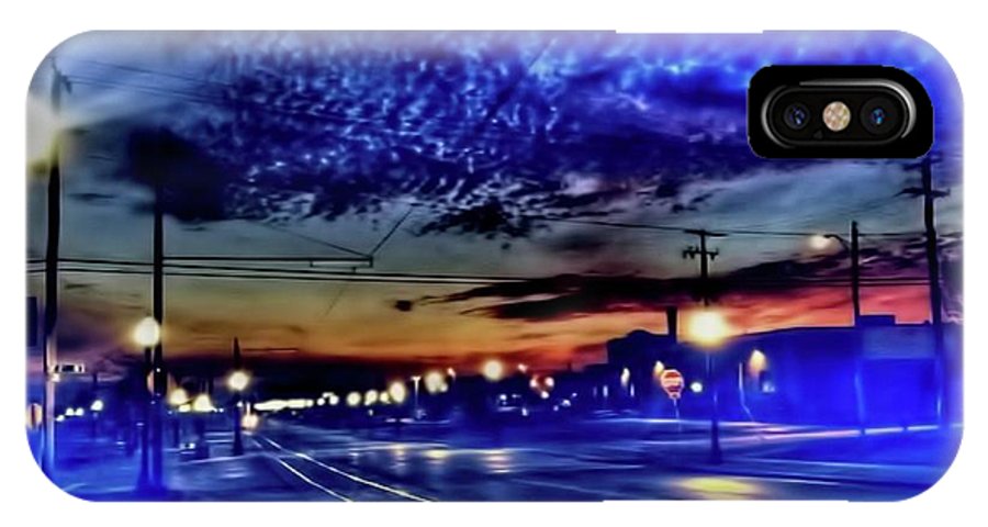 Bus Stop Sunrise - Phone Case