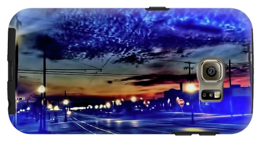 Bus Stop Sunrise - Phone Case