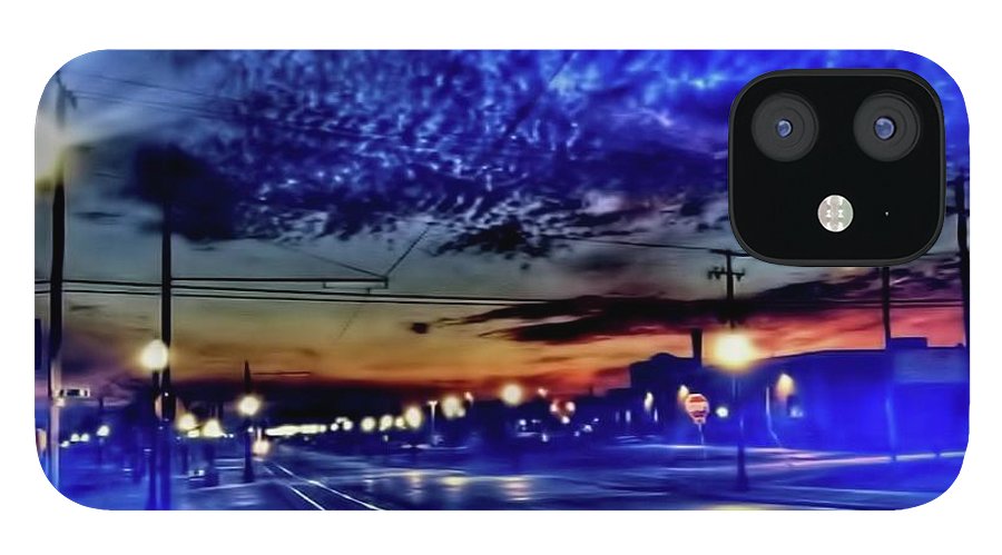 Bus Stop Sunrise - Phone Case