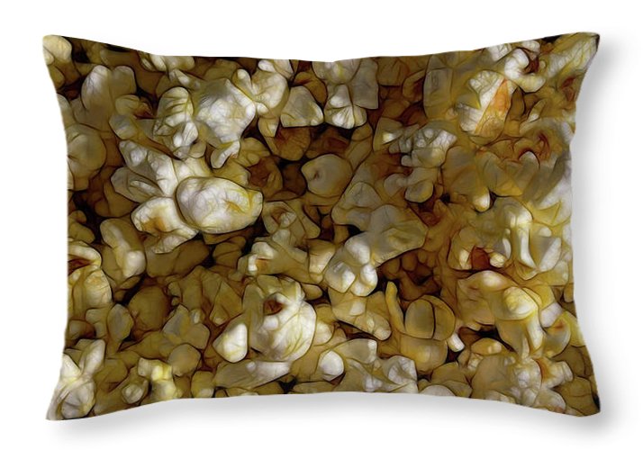 Buttered Popcorn - Throw Pillow