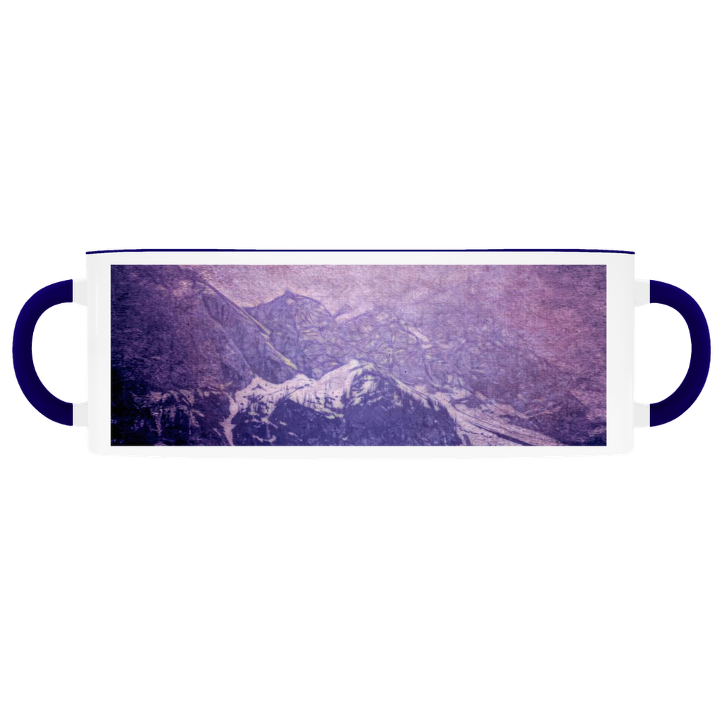 Mountains Distant Vintage Travel Accent Mugs