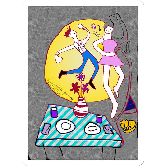 Dancin In The Moonlight Sticker