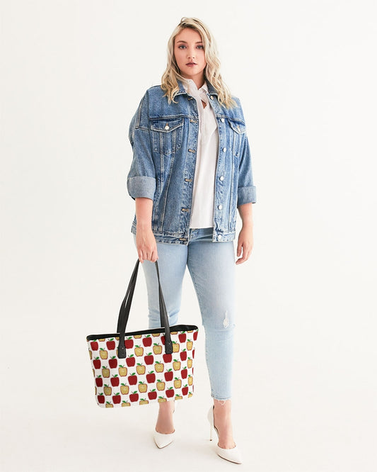 Apple Polkadots Stylish Tote