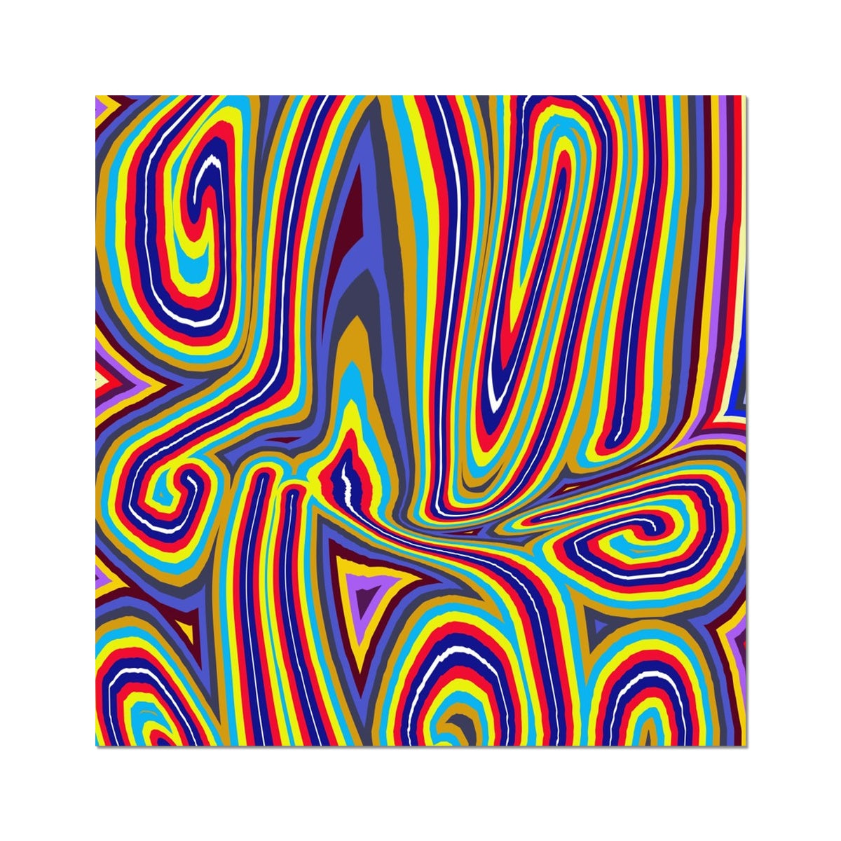 Curly Swirls Hahnemühle Photo Rag Print