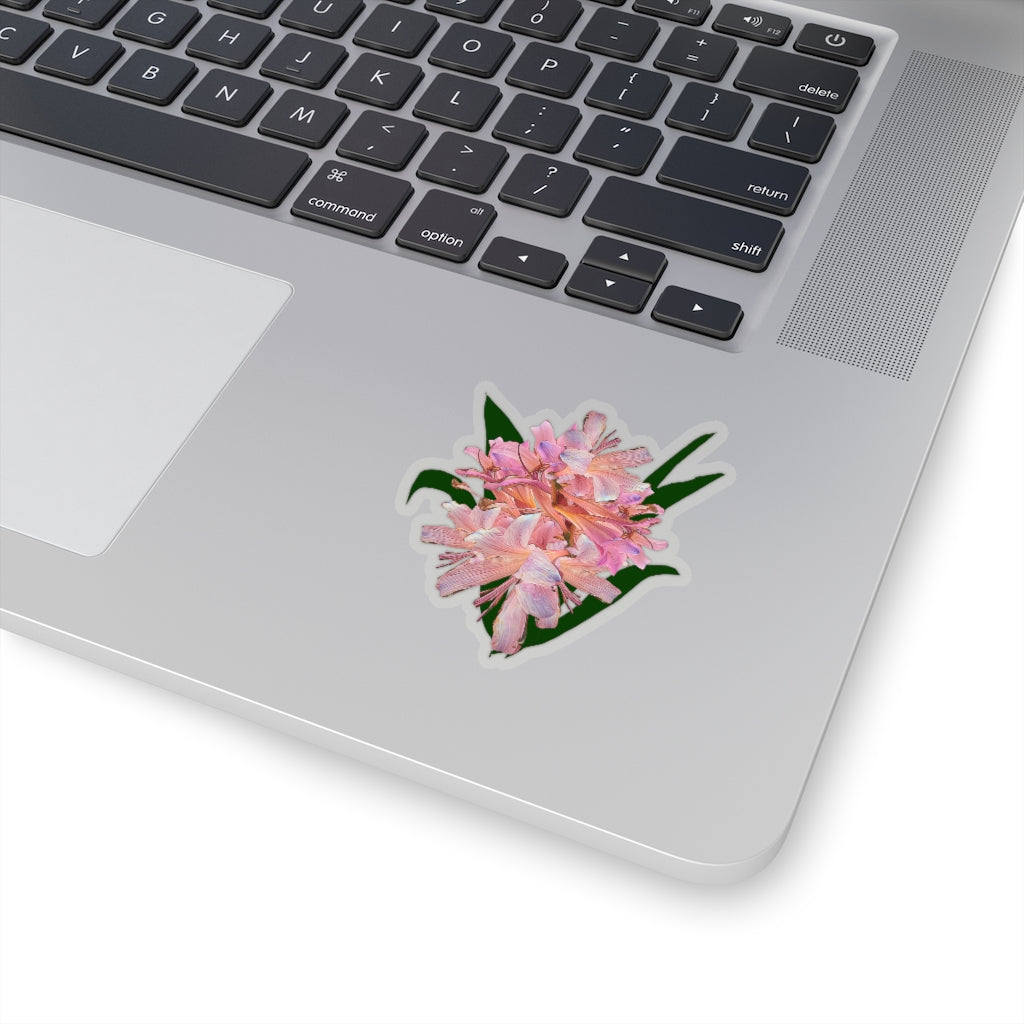 Pink Amaryllis Kiss-Cut Stickers
