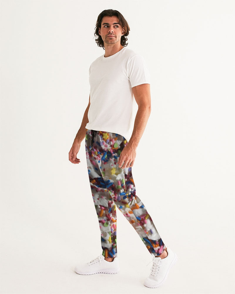 Rainbow Sprinkles On Whipped Cream Men's Joggers
