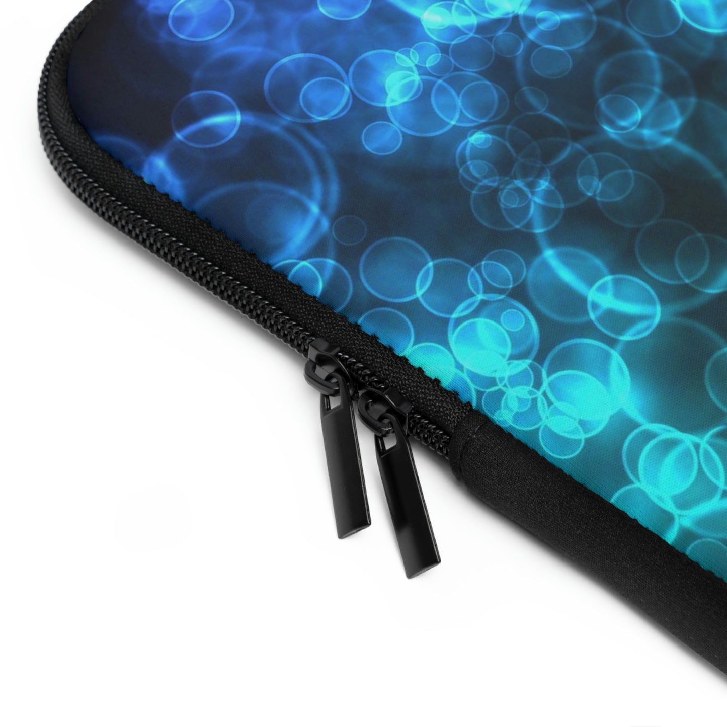 Blue Ocean Bokeh Laptop Sleeve