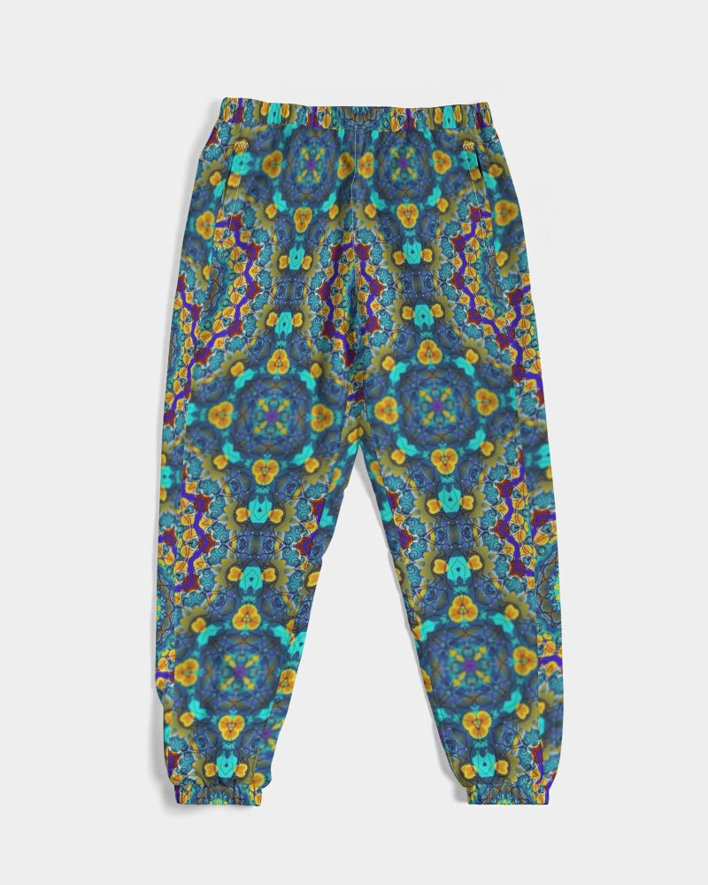 Blue Green Blur Kaleidoscope Men's Track Pants