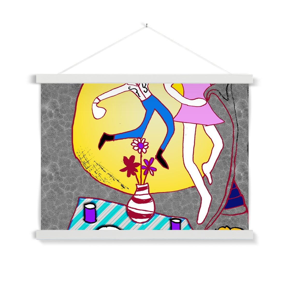 Dancin In The Moonlight Fine Art Print with Hanger