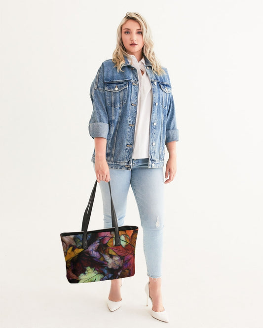 Fall Leaves Abstract Stylish Tote