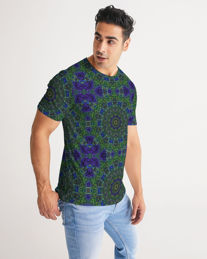 blue Green Ribbon Kaleidoscope Men's Tee