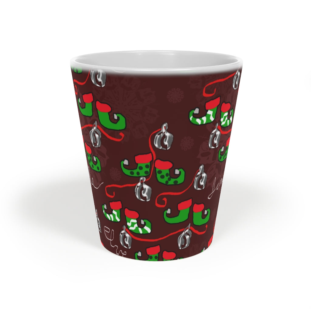 Elves Jingle Latte Mug, 12oz